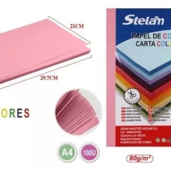 GENERICO - Papel Blanco A4 80 g Lisa De 100 Hojas Manualidades…