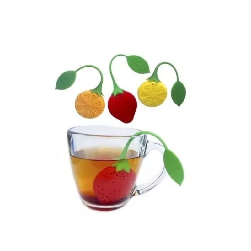 GENERICO - 20 Infusor Té Maté Forma Fruta Té Limón Frutillo
