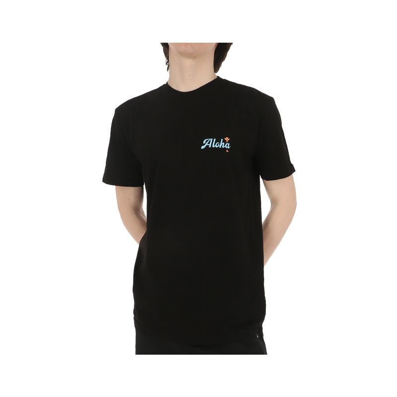 QUIKSILVER - Polera Quiksilver Hi Parallels Hombre Black