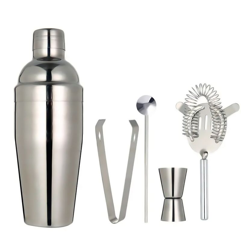 GENERICO - Coctelera Profesional Set Inoxidable Utensilio Bar Pub