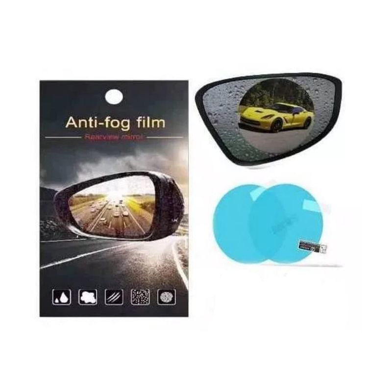 GENERICO - Lamina o Mica antiempañante para casco de motos 2 unid