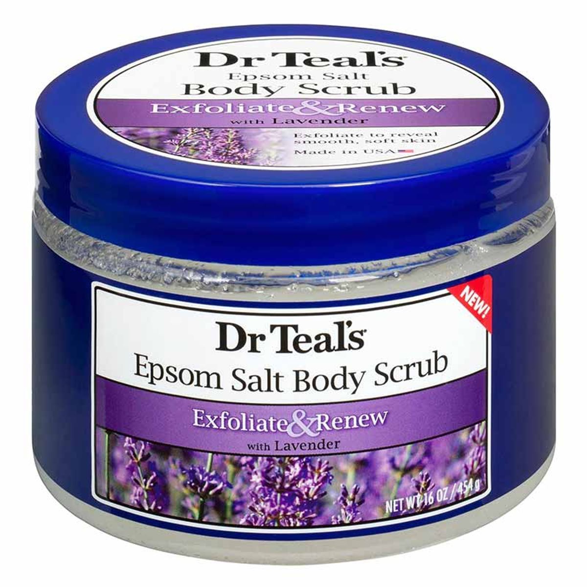 DR TEAL'S - Exfoliante Corporal Dr Teals - Sal De Epsom Y Lavanda 454 Gr