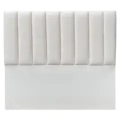 ESPACIO HOGAR - Respaldo Tubular Vertical Lino Crema - King