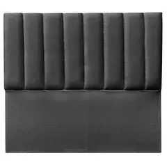 ESPACIO HOGAR - Respaldo Tubular Vertical Lino Grafito - Super Kin