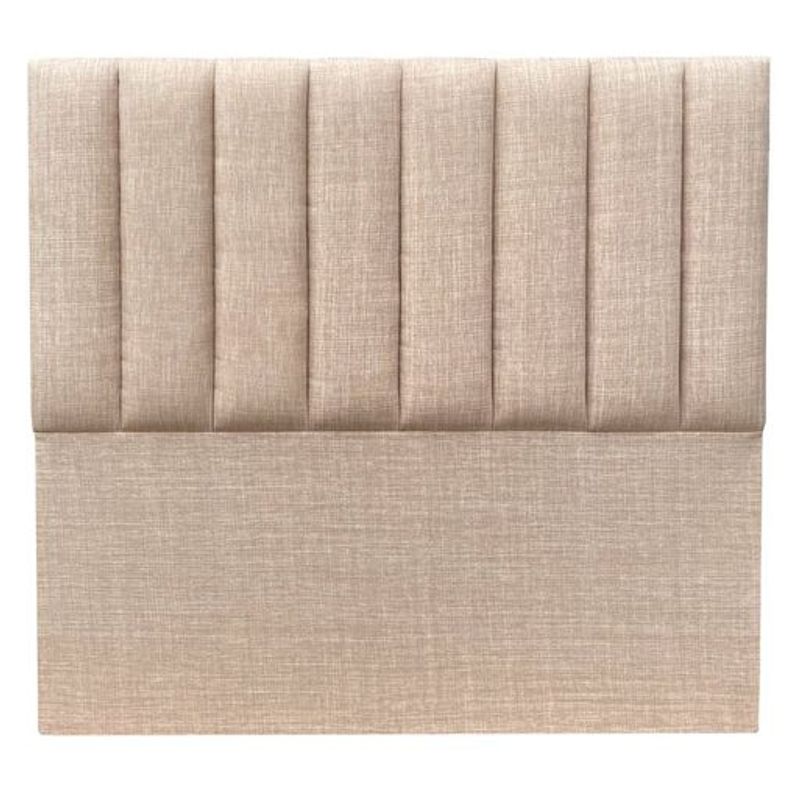 ESPACIO HOGAR - Respaldo Tubular Vertical Lino Beige - King