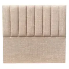 ESPACIO HOGAR - Respaldo Tubular Vertical Lino Beige - King