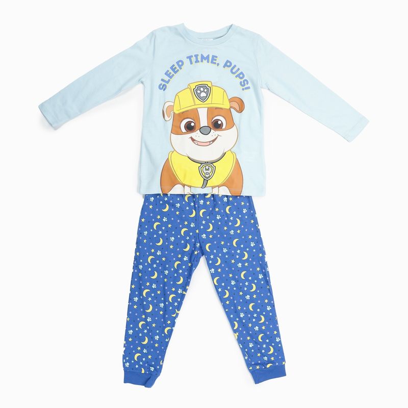 PAW PATROL - Pijama Niño Casco amarillo Azul Claro Paw Patrol