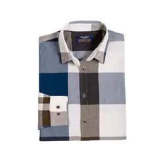 FEROUCH - Camisa Cuadro Color Fj Verde