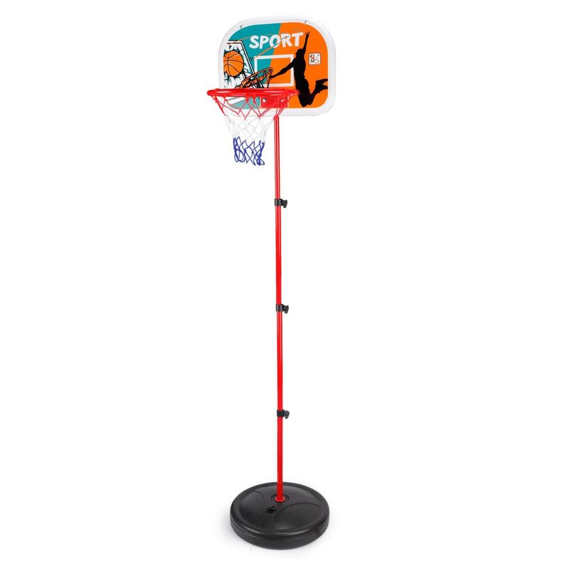 GENERICO - Aro de basketball con pelota e inflador