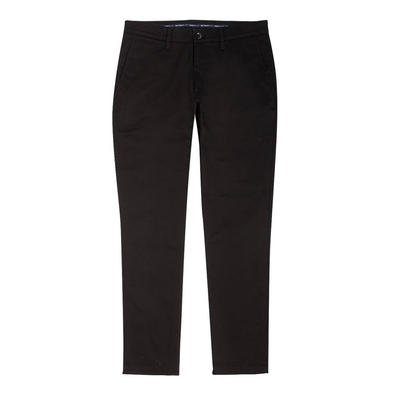 FEROUCH - Pantalón Twill Sin Pliegues L/33 Negro Ferouch