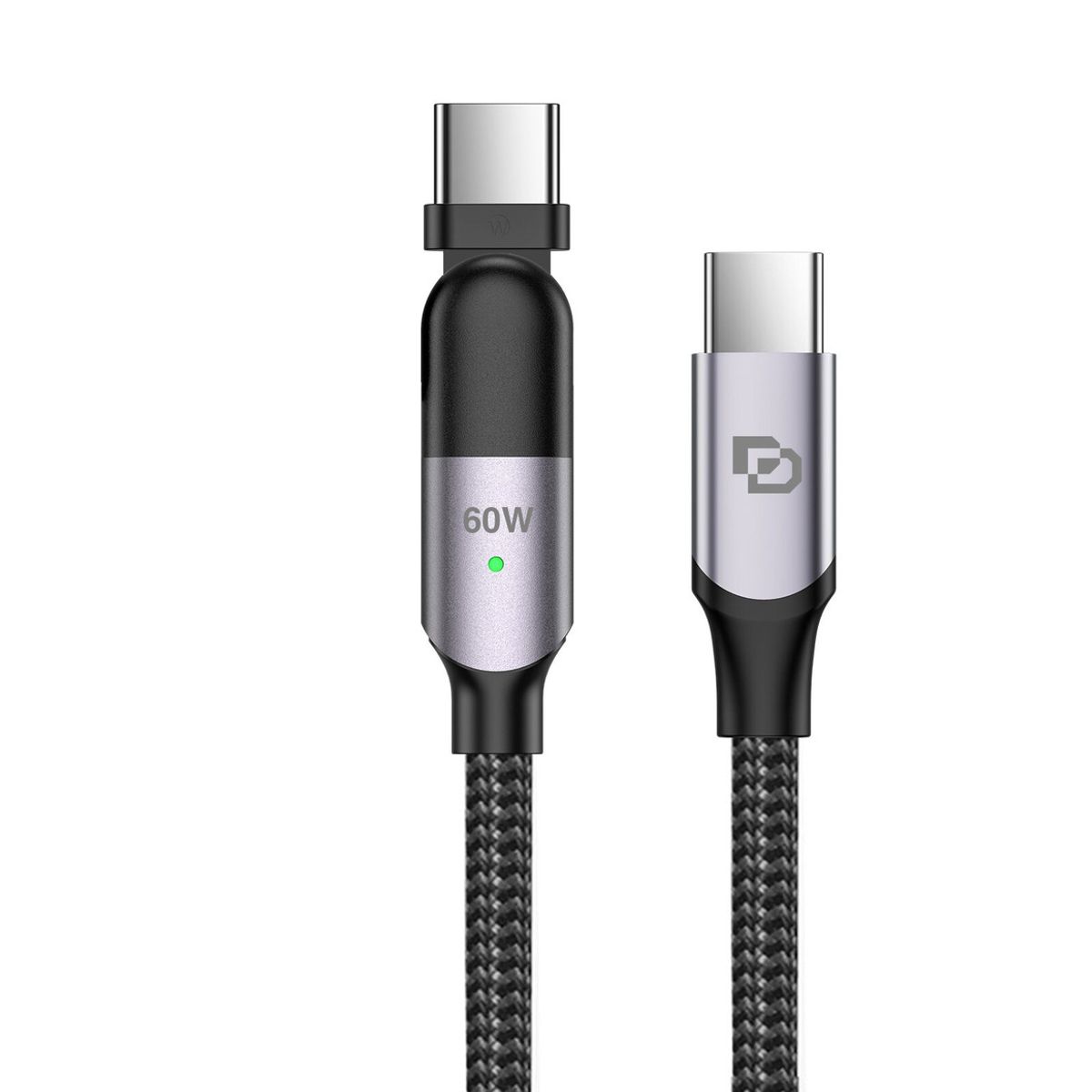 DUSTED - Cable Giratorio Usb-c A Usb-c 60w De 2m Rugged Dusted
