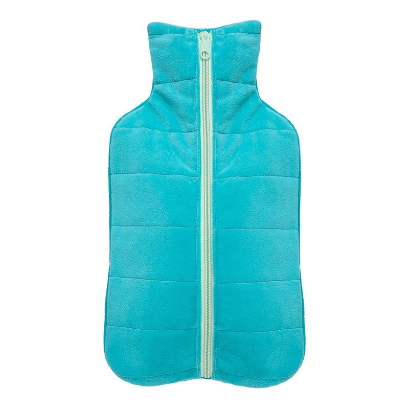 THERMICA - Guatero Thermicachile 2 Litros Parka Turquesa Cierre Blanco