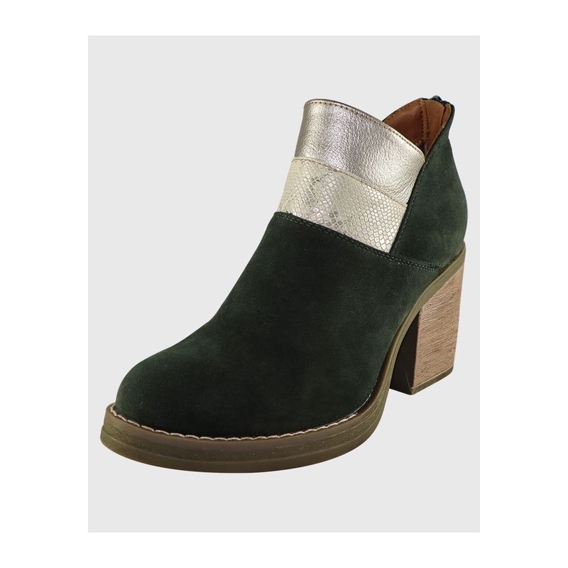 DINASTELLA - Botin alto headband Verde