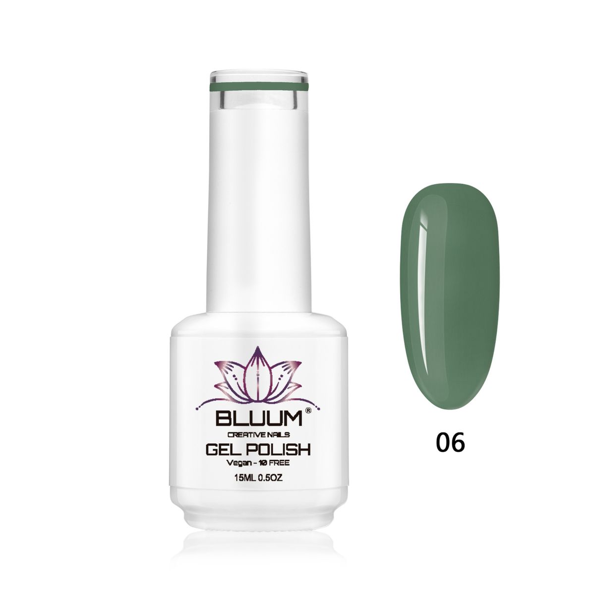 BLUUM - Esmalte Permanente Forest Green 06 15ml
