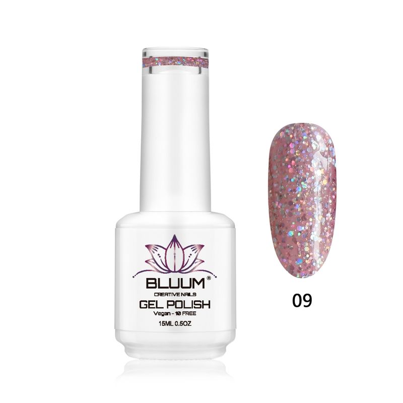 BLUUM - Esmalte Permanente Queen´s Glitter 09 Bluum 15 ml…