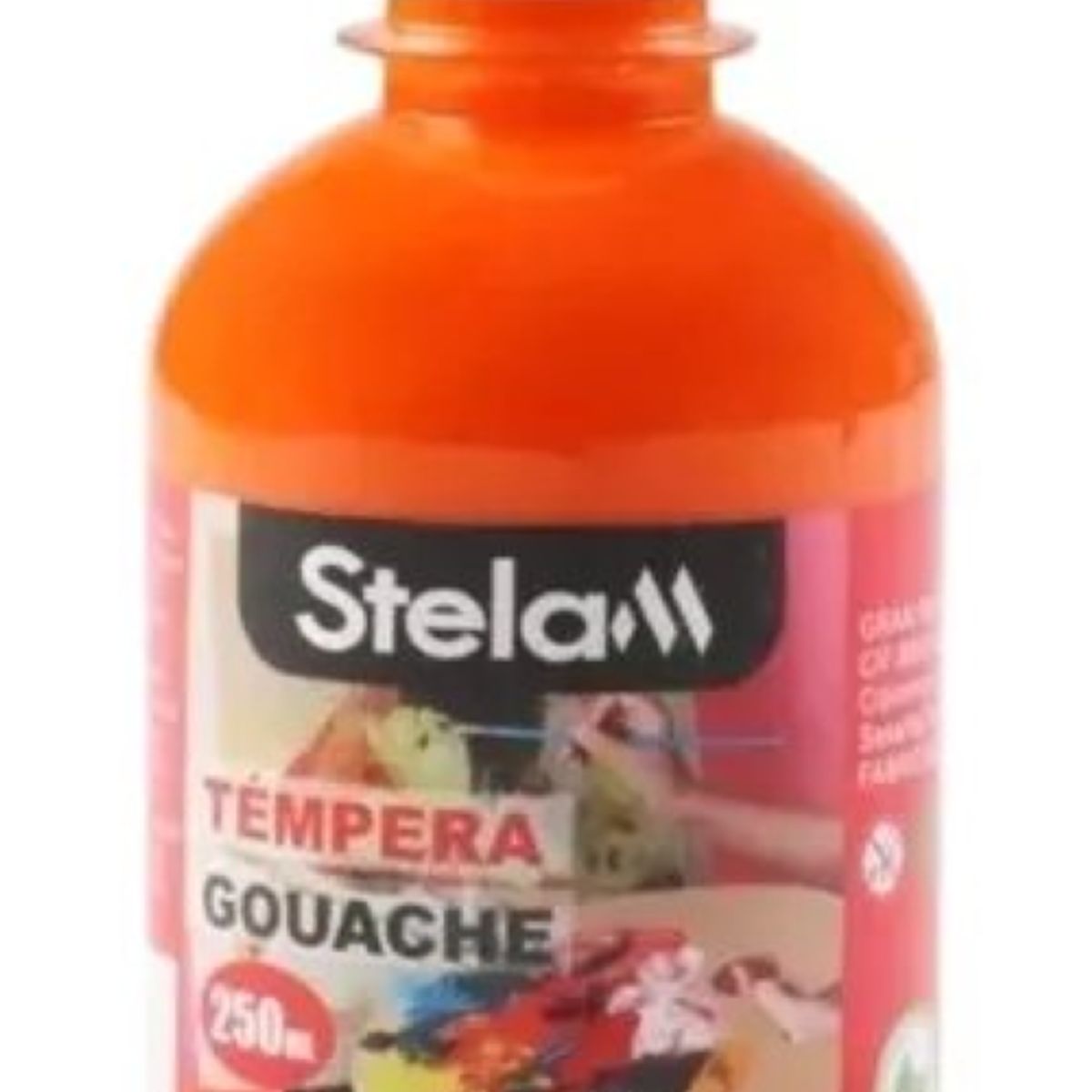 GENERICO - Témpera Gouache Pintura 250 ml Amarillo Naranja