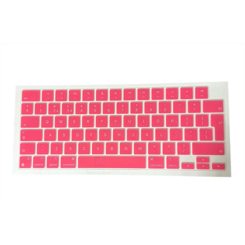 GENERICO - Protector Para Teclado MacBook Air M2 A2681 - Rosado