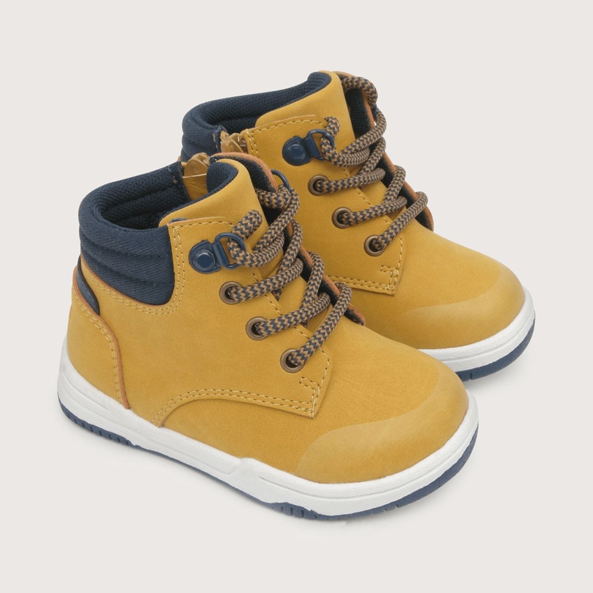 OPALINE - Botin de niño urbana cordon ocre (20 a 29)
