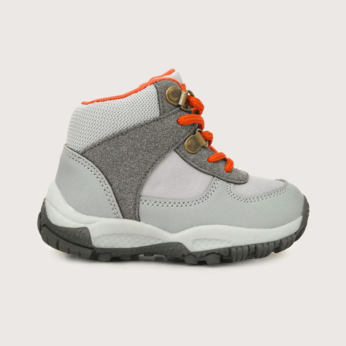 OPALINE - Botin de niño outdoor con cordón gris 20 a 29