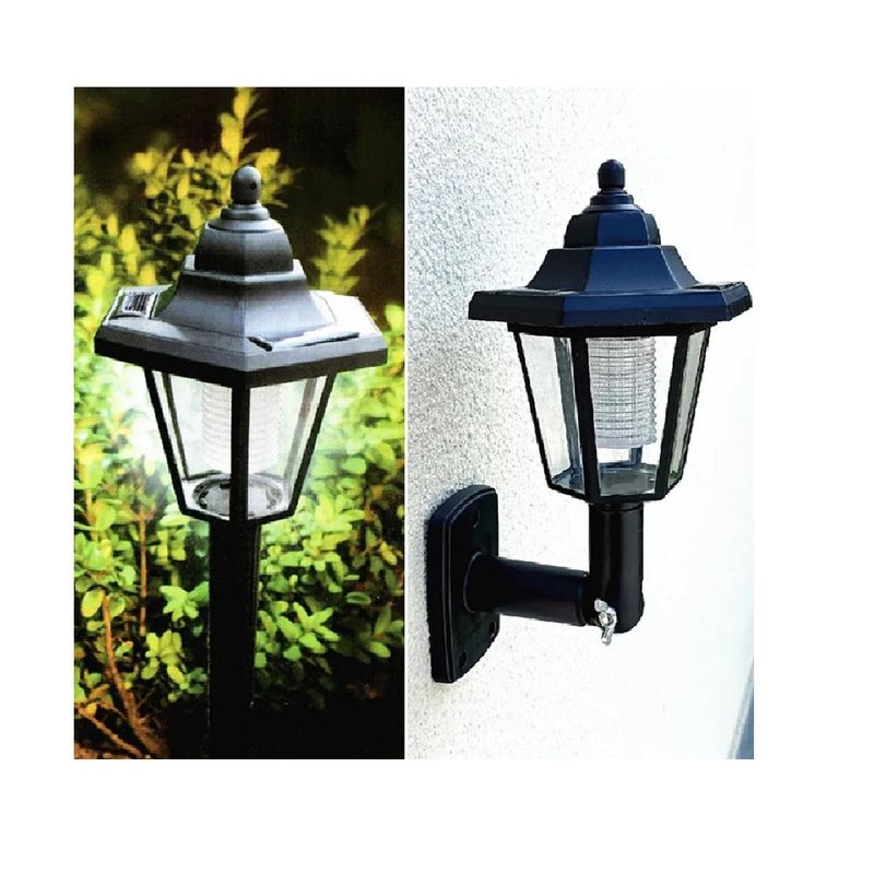 GENERICO - Farol Solar Led para pared o piso Decoración Para Jardín
