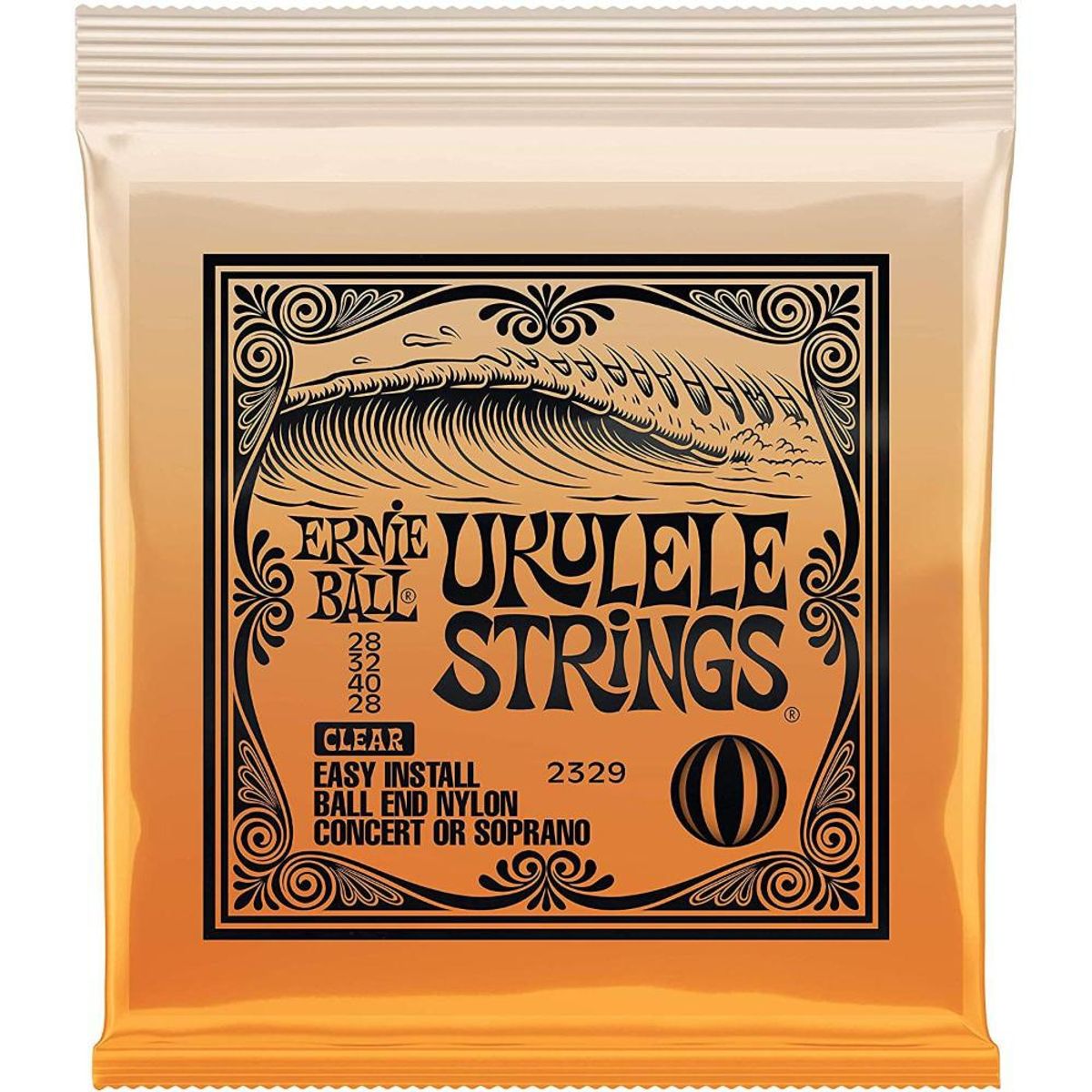 ERNIE BALL - P02329 CONC/SOPR NYLON CUERDAS UKELELE CLEAR ERNIE BALL