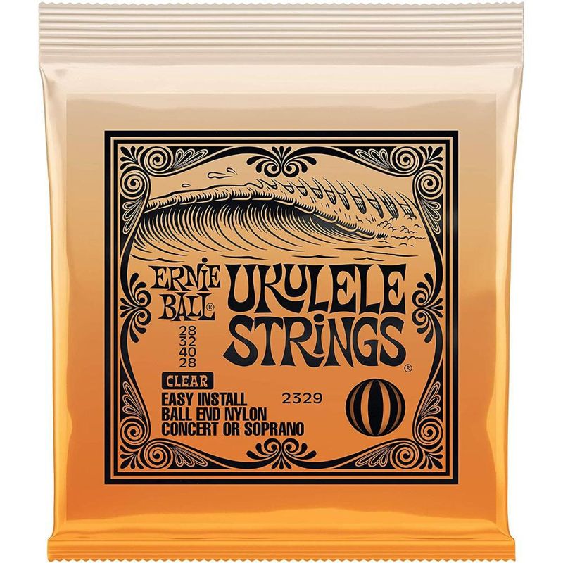 ERNIE BALL - P02329 CONC/SOPR NYLON CUERDAS UKELELE CLEAR ERNIE BALL