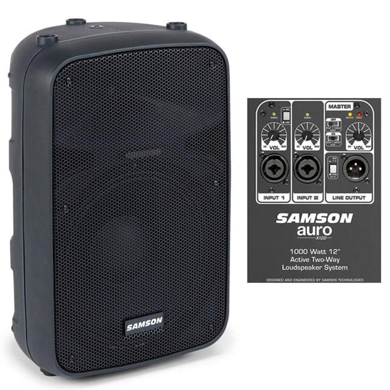 SAMSON - Auro X12D BK CAJA ACTIVA 12" 500 WATTS SAMSON