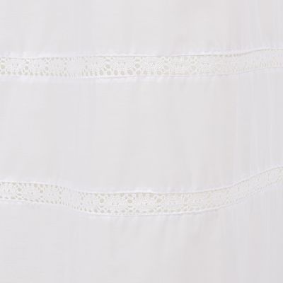 Imagen 2 del producto CORTINA DE BAÑO MEDIDA ESPECIAL COLOR BLANCO BOLILLO 200 x 200 CMS