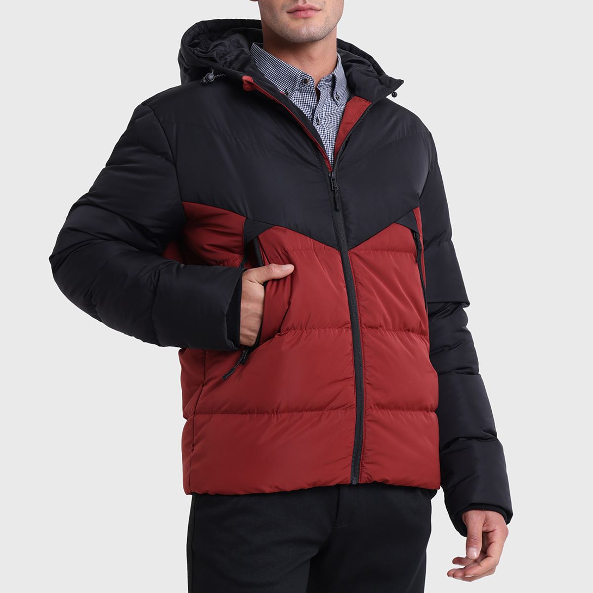 ARROW - Parka Bicolor Con Capucha Arrow ARROW