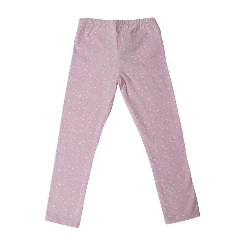 PUMUCKI - Calza Niña Corazones Rosado Pumucki