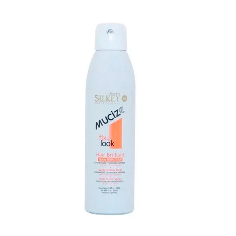 GENERICO - Laca Brillo Total Fijación Suave Silkey 265 Ml