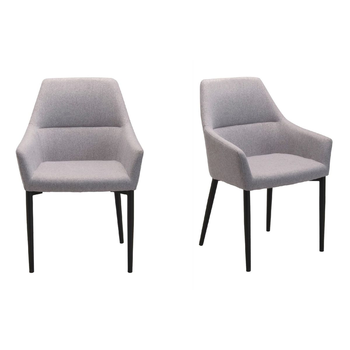 WHITE MARKET - Pack x 2 Sitial Bastoña Gris