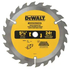 DEWALT - Disco de Sierra 5-3/8" 24 Dientes 10mm