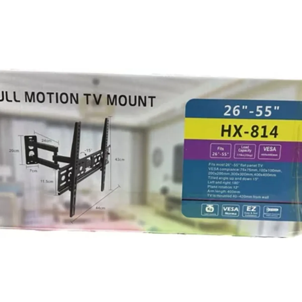 ESHOPANGIE - Soporte Tv Pared 26 -55 Pulgadas 35 Kg HX-814