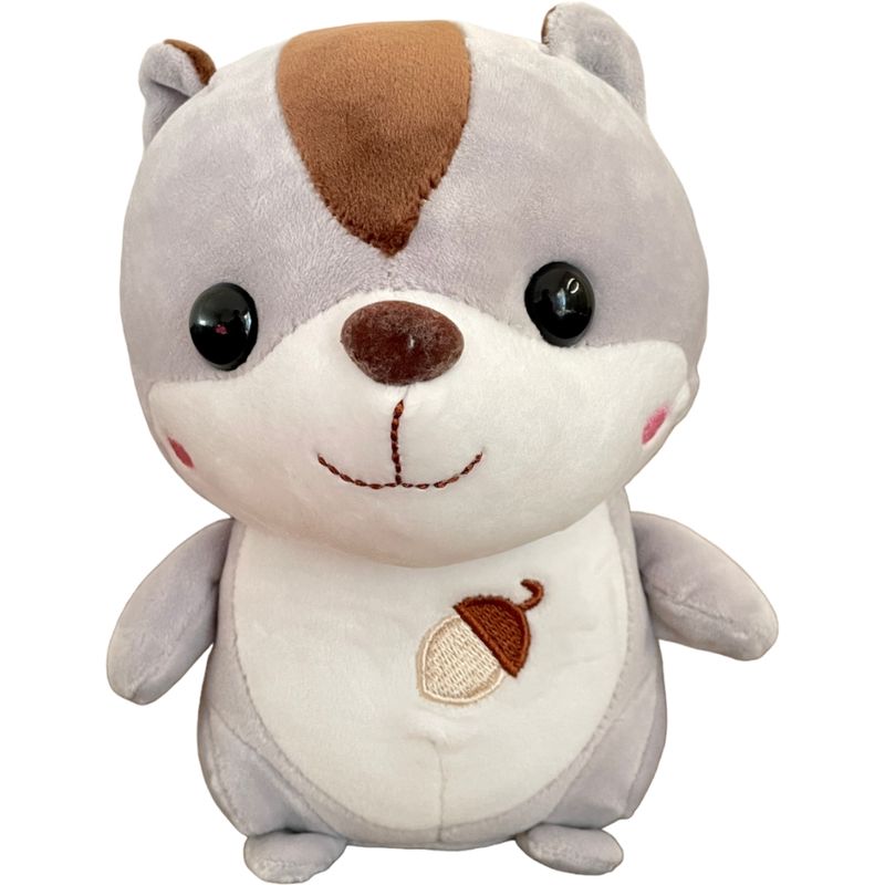 GENERICO - Peluche Ardilla Gris Kawaii
