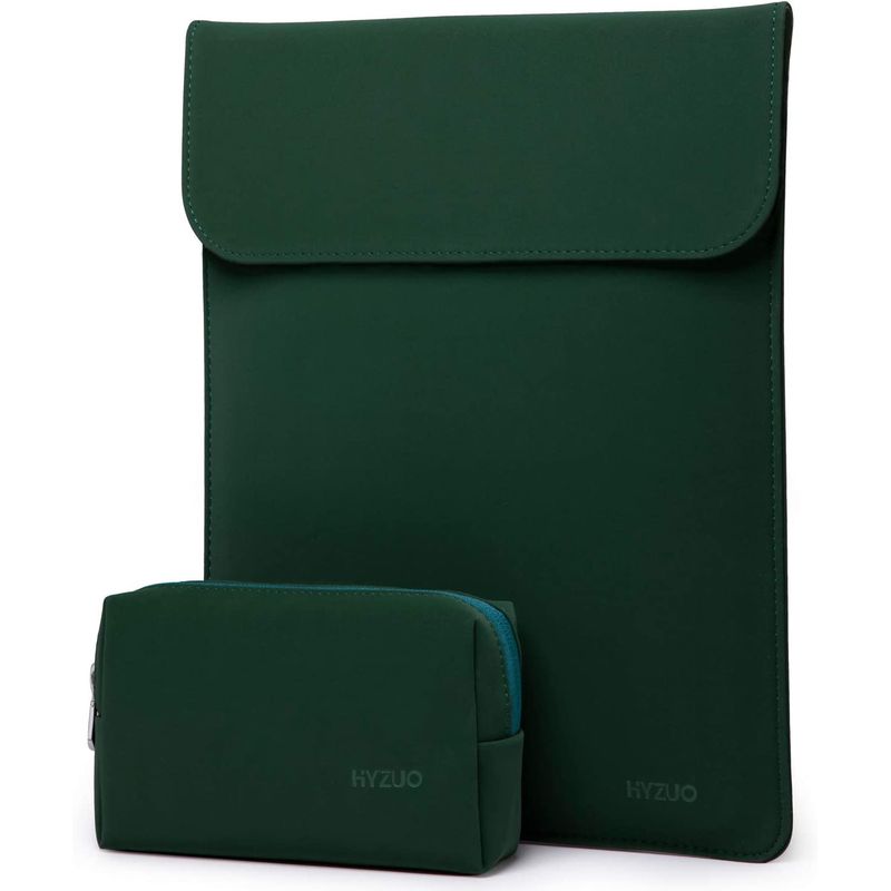 NAUTICA - Set Funda Protectora compatible con MacBook AirPro 13/14 y Estuche - Verde