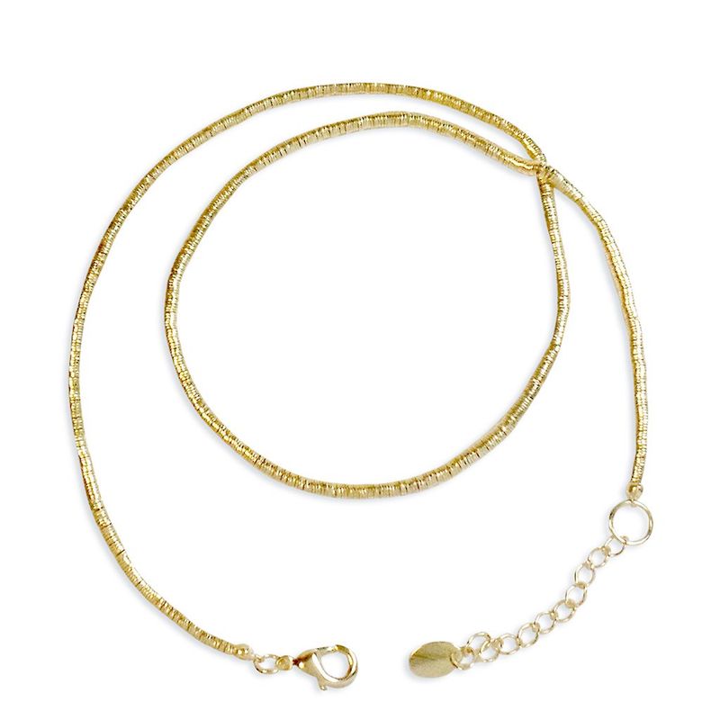 ANDREA COGGIOLA JOYAS - Collar Mostacilla Enchapado Oro 18K