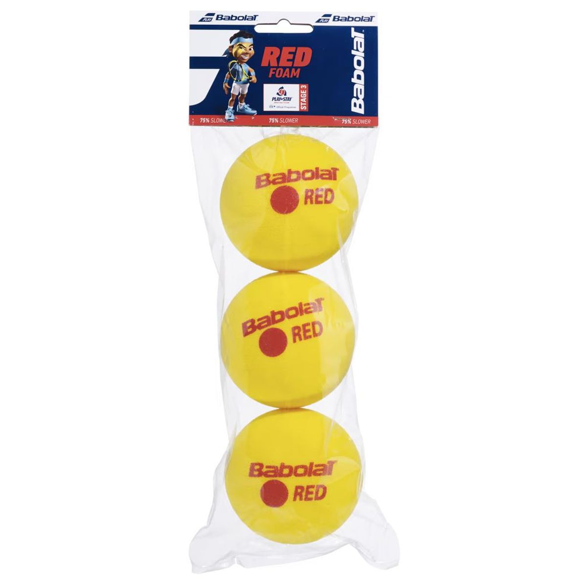 BABOLAT - Pelotas De Tenis BABOLAT Red Foam - X3