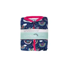 BAMBINO - Pijama Suavecito Arcoiris - Azul