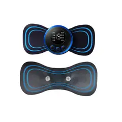 GENERICO - Masajeador Eléctrico Mini Con Pegatinas Inteligentes Masaje 8 modos…