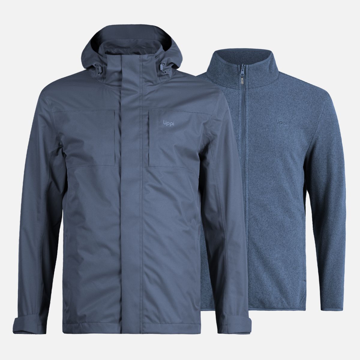 LIPPI - Chaqueta Hombre Tres Cruces Fusion-3 Hoody Jacket Azul Noche Lippi