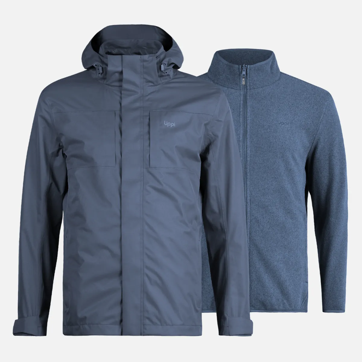 LIPPI - Chaqueta Hombre Tres Cruces Fusion-3 Hoody Jacket Azul Noche Lippi