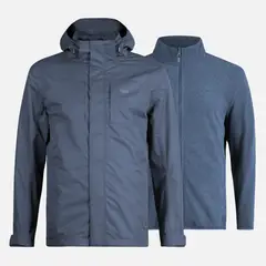 LIPPI - Chaqueta Hombre Tres Cruces Fusion-3 Hoody Jacket Azul Noche