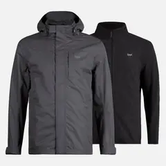 LIPPI - Chaqueta Hombre Tres Cruces Fusion-3 Hoody Jacket Negro