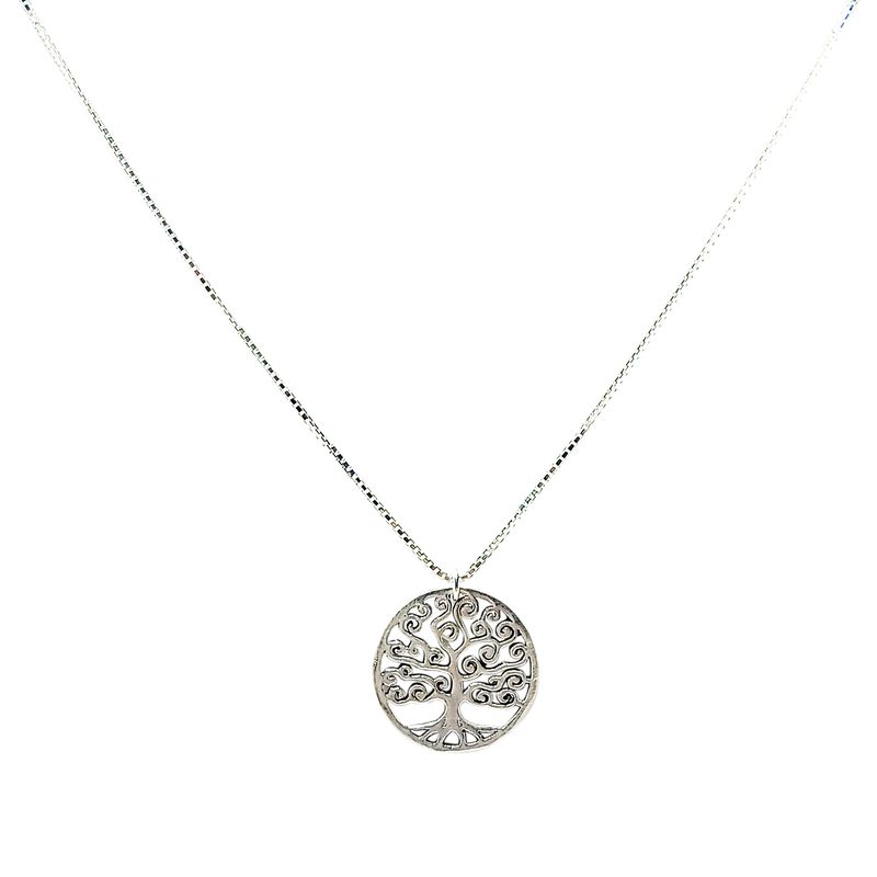 ANDREA COGGIOLA JOYAS - Collar Árbol De La Vida Plata Fina 925