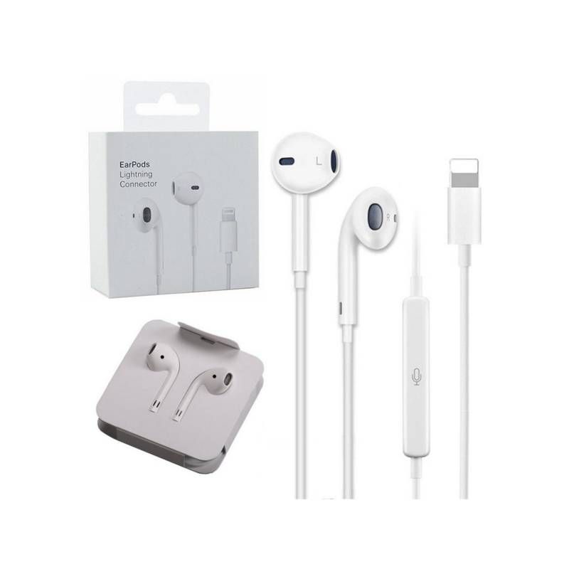 GENERICO - AUDIFONOS EAR PODS CONECTOR LIGHTNING CON MICRÓFONO ORIGINALES