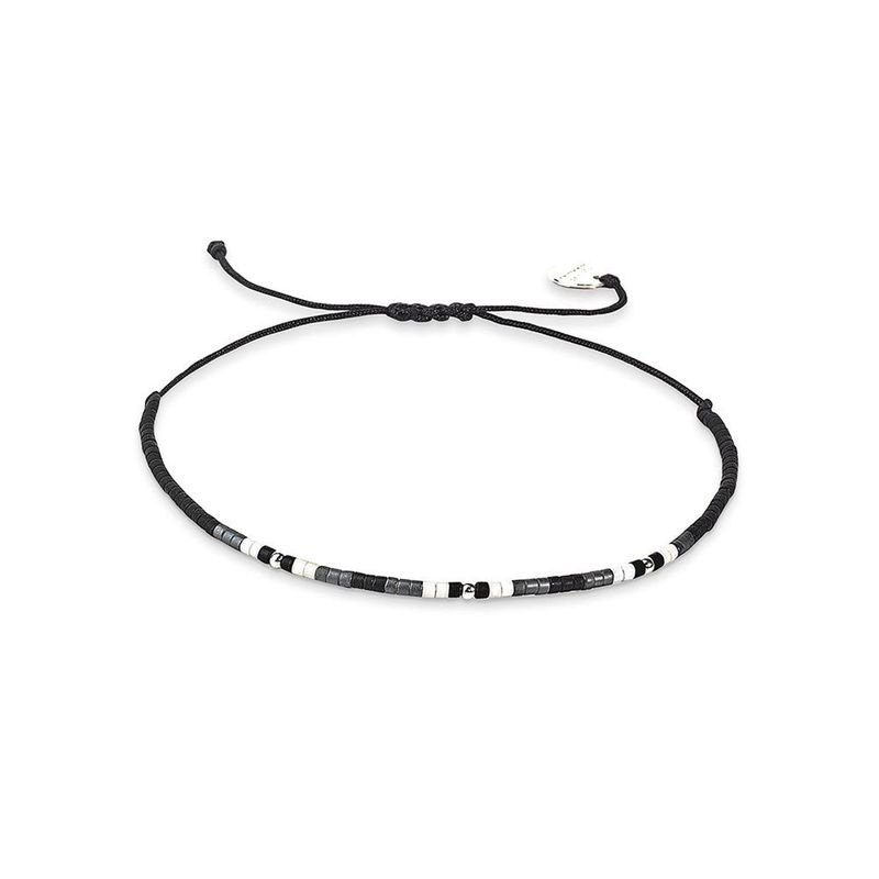 ZAZU - Pulsera Yanay con Mostacillas de Plata