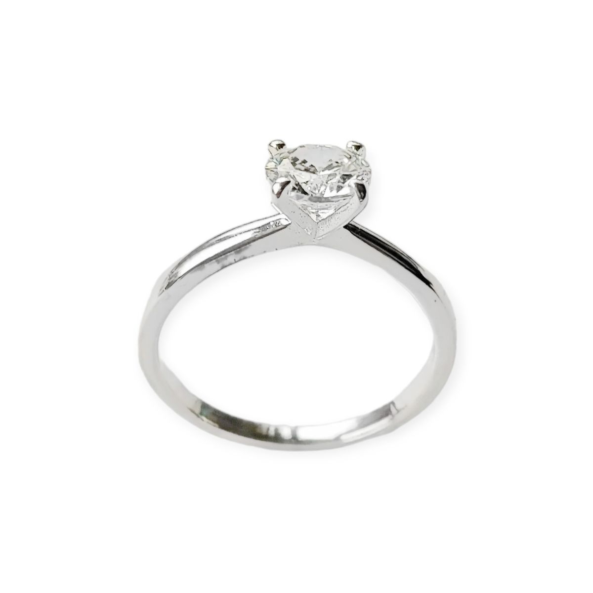COGGIOLA - Anillo Solitario Plata Fina 925