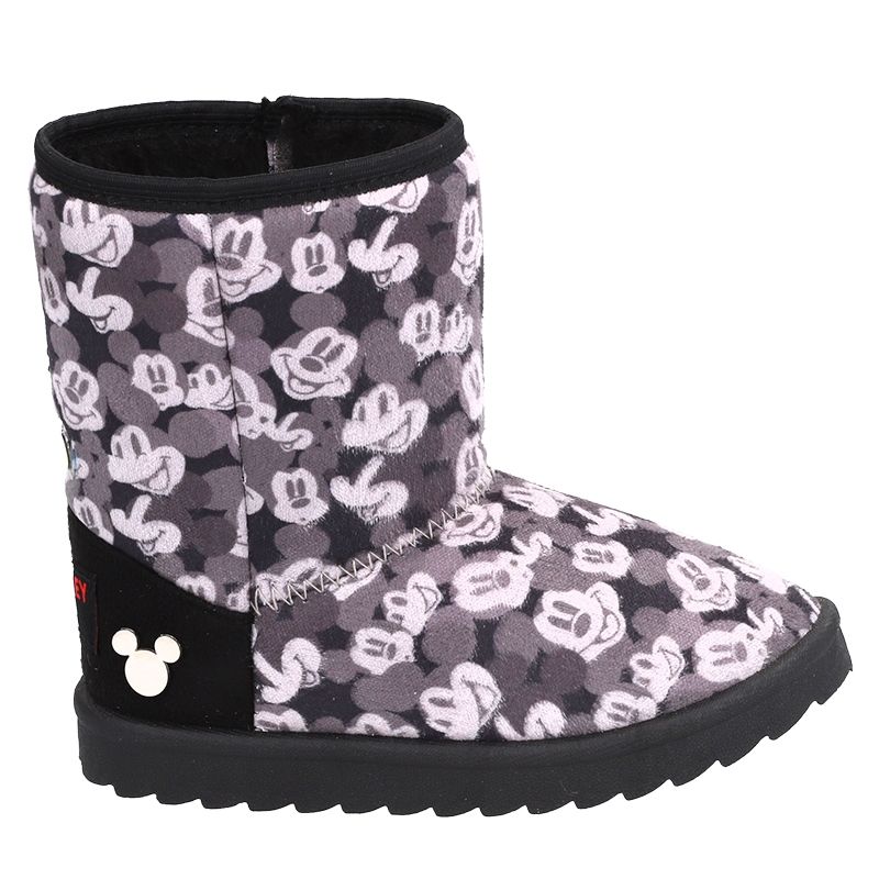 MICKEY MOUSE - Bota Textil Infantil Disney Gris
