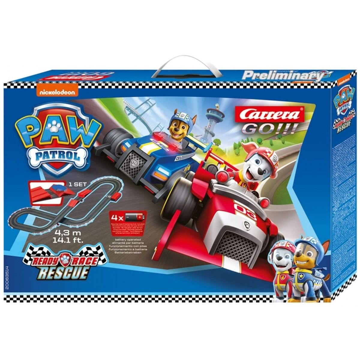 CARRERA - CARRERA 20063514 PAW PATROL READY RACE RESCUE 14.1 FT 1-43